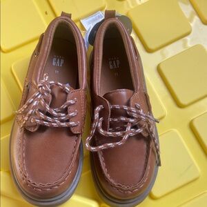 GAP Kids Tan Moccasins